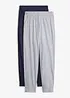 Pantaloni da pigiama lunghi (pacco da 2), bonprix
