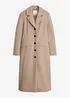 Cappotto lungo in simil lana, bonprix