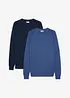 Maglione in filato fine di puro cotone (pacco da 2), bonprix