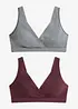 Reggiseno da allattamento senza ferretto con cotone biologico (pacco da 2), bonprix