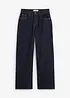 Jeans wide leg, vita media, bonprix