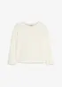 Maglia a maniche lunghe in misto cotone biologico elasticizzato, bonprix