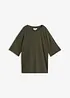 T-shirt ampia in misto cotone, bonprix
