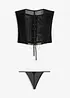 Corsetto e perizoma in rete (set 2 pezzi), bonprix