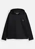 Felpa sportiva oversize ad asciugatura rapida con cappuccio, bonprix