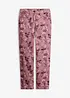 Pantaloni in twill con fantasia a fiori, bonprix