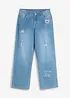 Jeans wide leg, vita media, bonprix