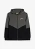 Felpa con zip in morbido cotone biologico, bonprix