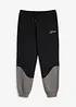 Pantaloni da jogging in morbido cotone biologico con dettagli a contrasto, bonprix