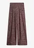 Pantaloni con elastico in vita in morbida viscosa, bonprix