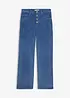 Pantaloni in velluto a coste di misto cotone, vita alta, bonprix