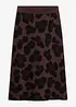 Gonna di maglia con motivo jacquard, bonprix