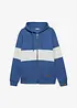Felpa regular fit con zip e cappuccio, bonprix