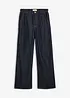 Jeans wide leg, vita alta, bonprix
