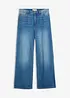Jeans wide leg, vita alta, bonprix