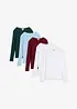 Maglia a costine in puro cotone biologico (pacco da 5), bonprix
