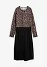 Abito midi in jersey di cotone, bonprix