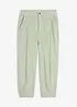 Pantaloni barrel in velluto di misto cotone elasticizzato, bonprix