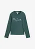 Maglia a maniche lunghe in misto cotone pesante, bonprix