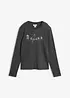 Maglia a maniche lunghe in misto cotone pesante, bonprix