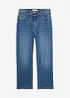 Jeans straight cropped, vita alta, bonprix