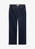 Jeans straight cropped, vita alta, bonprix