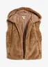 Gilet in pelliccia sintetica con tasche laterali, bonprix
