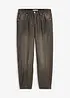Jeans barrel con vita comoda, vita media, bonprix