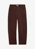 Pantaloni barrel in tweed misto cotone, bonprix
