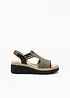 Sandali con zeppa effetto rafia Tom Tailor, Tom Tailor