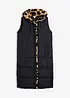 Gilet trapuntato con pile teddy, bonprix