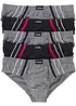 Slip alto con cotone (pacco da 5), bonprix
