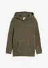Maglione in pile teddy con cappuccio, bonprix