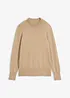 Maglione in filato fine con cotone riciclato, bonprix