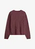 Maglione a trecce, bonprix