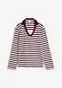 Polo 2 in 1 con scollo a V, bonprix