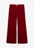 Pantaloni in velluto a coste di misto cotone, vita alta, bonprix