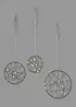 Set di decorazioni LED da appendere (set 3 pezzi), bonprix