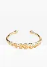 Bracciale rigido con dettaglio a onde, bonprix