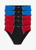 Slip alto con cotone biologico (pacco da 5), bonprix