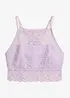 Reggiseno a bustier in pizzo elasticizzato, bonprix