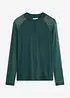 Maglia a maniche lunghe in misto viscosa morbido, bonprix