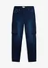 Jeans jogger cargo con elastico in vita slim fit, straight, bonprix