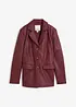 Blazer lungo in similpelle, bonprix