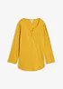 Maglia serafino in cotone con bottoni, bonprix