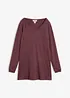 Maglia lunga in puro cotone, bonprix