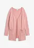 Cardigan lungo a coste, bonprix