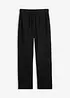Pantaloni in pile con elastico in vita, bonprix