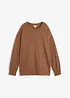 Felpa in misto cotone, bonprix