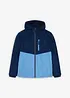 Giacca invernale impermeabile con cappuccio in color block, bonprix
